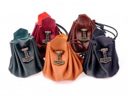 Leather bag in five colors