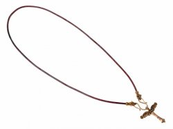 Mittelalterliche Halskette - braun