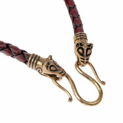 Viking chain ends - bronze