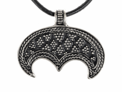 Lunula amulet - silver