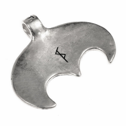 Lunula amulet - backside