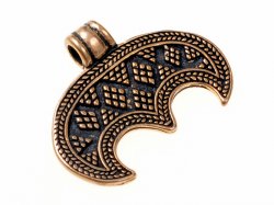 Lunula pendant replica - bronze