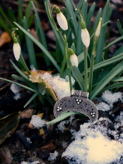 Lunula amulet of the Viking Age