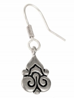 Magyar earring - silver-plated