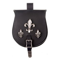 Magyarische Tasche - gro / Fleur de Lys