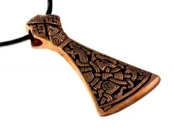 Mammen axe pendant - detail