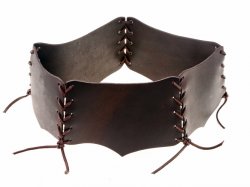 Medieval bodice belt - back side