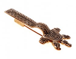Merovingian bow brooch replica