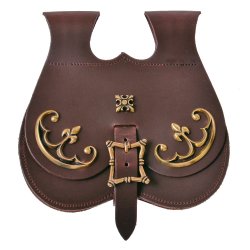 Medieval kidney pouch - brown