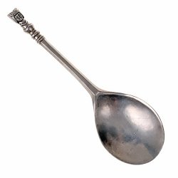 Pewter spoon of the Middle Ages