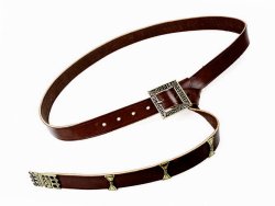 King Erics belt in brown