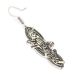 Earing celtic style - silver plated