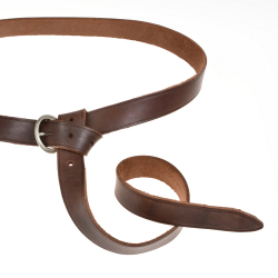 Merovingian belt - brown / silver