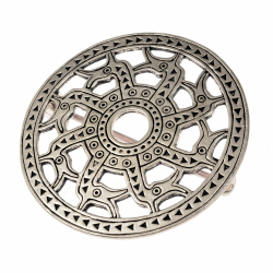 Merovingian disc brooch - Silber