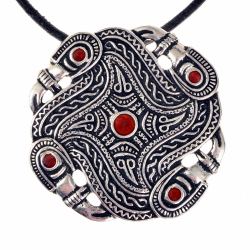 Merovingian bird pendant - silber