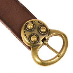 Merovingian belt - brown / brass