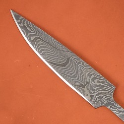 Damascus steel blade - detail