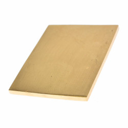 Brass slab for knife handles