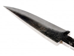 High carbon steel blade - detail