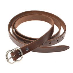 Medieval belt - brown / silver
