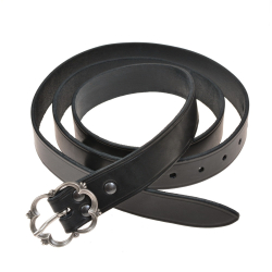 Medieval belt - black / silver