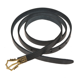 Mittelalter-G�rtel - schwarz / messing