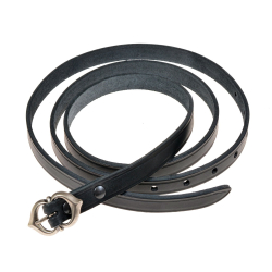 Medieval belt - black / silver