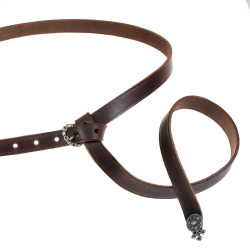 Mittelalter-G�rtel - braun / silber