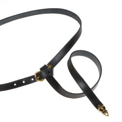 Mittelalter-G�rtel - schwarz / messing