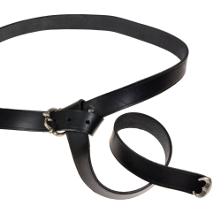 Mittelalter-G�rtel - schwarz / silber