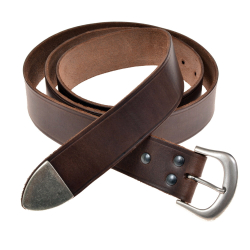 Medieval crussader belt - brown / silver