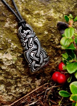 Midgard serpent pendant