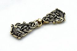 Viking dress clasp - closed