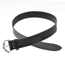 Medieval belt - black leather