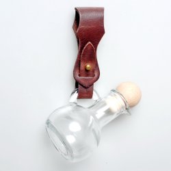 Carafe with brown holder