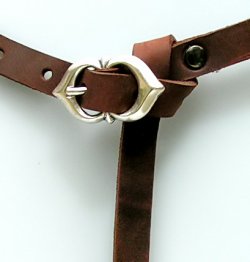 Thin medieval belt - 1.5 cm wide