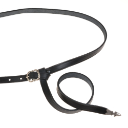 Medieval belt - black / silver