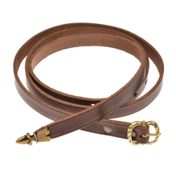 Medieval belt - brown / brass