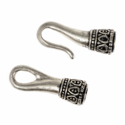 Mittelalter-Kordelenden - Silber