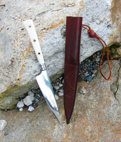 Lady's knife with sheath