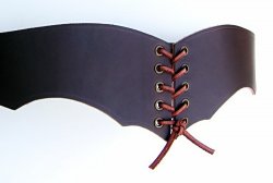 Shapely bodice belt - brown