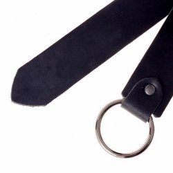 4 cm wide leather ring belt