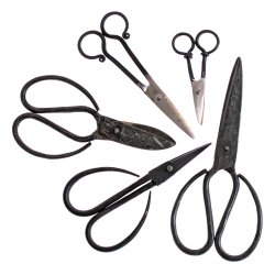 Set of medieval scissors