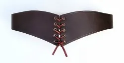 Medieval bodice belt - brown