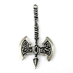 Battle axe Pendant - brass