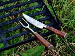 Medieval Cutlery set in nature