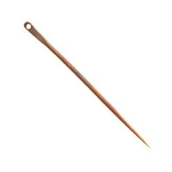 Medieval brass sewing needle