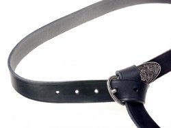 Early Medieval belt - black