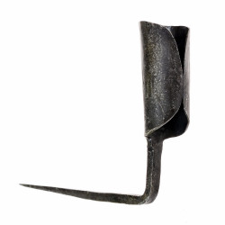 Candleholder with bent shape