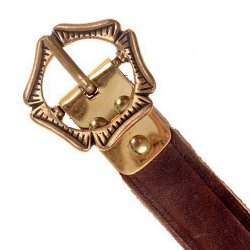 Mittelaltergrtel mit Bronze-Schnalle